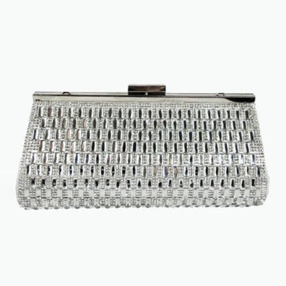 JESSICA RHINESTONES CLUTCH BAG